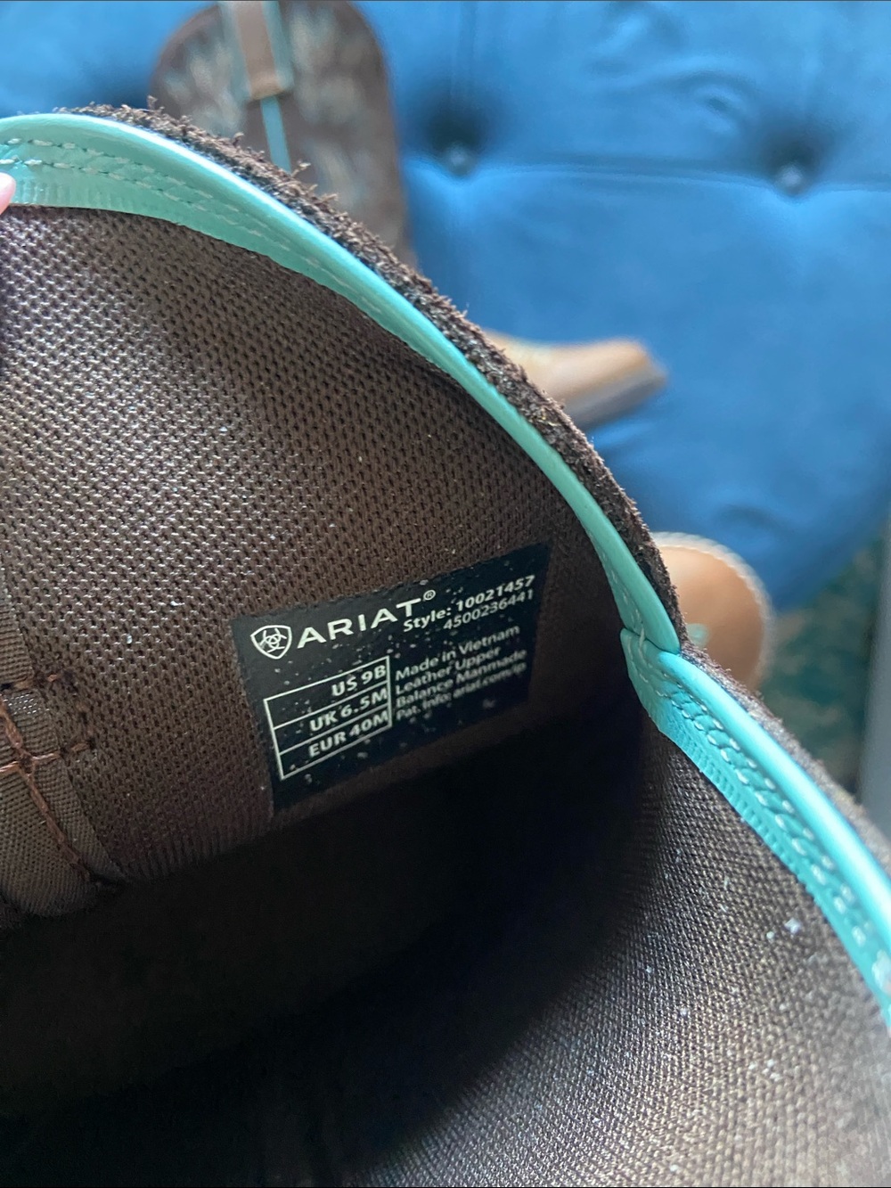 Ariat womans 9 boot - Picture 4 of 6
